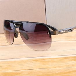 Classic Gradient Lens Men Women Luxury Driving Pilot Sunglasses Fashion Rimless Sun Glasses Female Male Eyewear UV400 220629