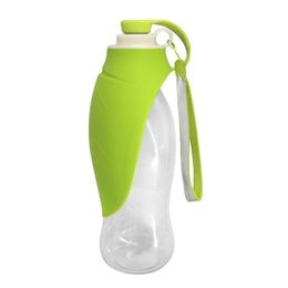 650ml Silicone Sport Portable Pet Dog Water Bottle Folding Travel Bowl For Puppy Cat Drinking Outdoor Y200917