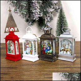 Candle Holders Christmas Candlestick Hanging Light Pendant Table Lamp Dec Dhpku
