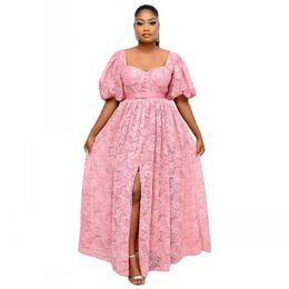 Ethnic Clothing No Belt Long Maxi Dress African Dresses For Women Summer Clothes Dashiki Sexy Hollow Out Boubou Robe Africaine Femme