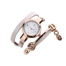 Wristwatches Female Leisure Round Dial Top Brand Casual Wrist Band Watches Buckle Simple Watch For All Seasons Student Present