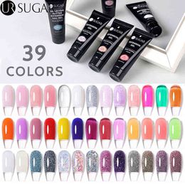 NXY Nail Gel 15ml Nude Extension Polish Glitter Acrylic Finger Quick Building Varnish All for Manicure Art Extend 0328