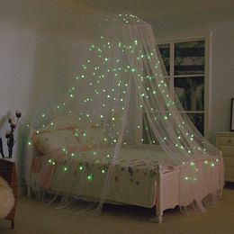 Bed Canopy Glowing Stars Lightweight Dreamy Mosquito Net Isolate Insects For All Cots Home Single Beds Double Beds Dropshipping