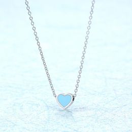 Pendant Necklaces Stainless Steel For Women Colour Heart Gold Charms Chain Necklace Fashion Design JewelryPendant