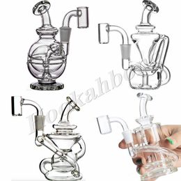 Oil Burner MINI Glass Bong Hookah Bubbler Water Pipe Portable Rigs Dabber Smoking Shisha Accessories