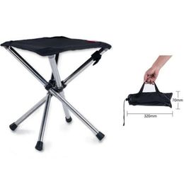 Camp Furniture Portable Folding Chair Ultralight Stainless Steel Fishing Chairs Camping Barbecue Small Stool Mini Picnic Seat Outdoor Furnit