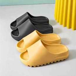 Sandals Home Women Thick Bottom Slippers Platform Chunky Heel Living Room Bathroom Slides Anti-slip Trend Designer Shoes Ladies Female 220623