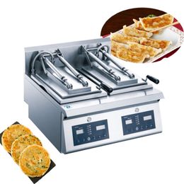 110V 220V Commercial Baking Pans Electric Crepe Pancake Furnace Chinese Pan-Fried Bun Chow Mein Frying Dumplings Machine For Sale