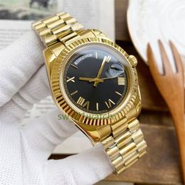 Ladies Men's Watch 41mm 36mm Automatic Mechanical Movement 904L Stainless Steel Bracelet Luminous Water Resistant Gold Watch 002