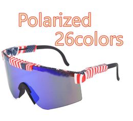 summer fashion man Polarized sunglasses film dazzle lens sports mirror cycling glasses Goggles woman driving outdoor windproof sun glasse 26colors no case