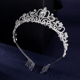 Headpieces Exquisite crown bride headdress hair accessories popular princess accessories