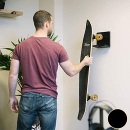 Hooks Rails Skateboard Hang Rack Wall Mount Your Skateboards Home Office Dorm Decor Decor Mejorar la sala de la sala de vida ITY