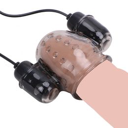 Penis Vibrators Male Masturbator sexy Products Toy For Men Delay Ejaculation Glans Trainer