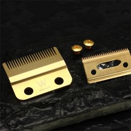 Professional WMARK 2 Hole Hair Clipper Blade rainbow color silver golden replace blade W 2 for professional clipper 220712