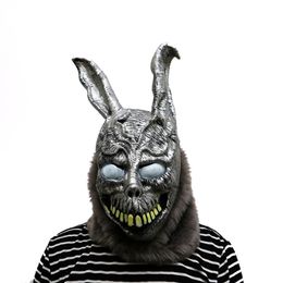 Funny Donnie Darko FRANK the Bunny Rabbit MASK Latex Overhead Fur Costume Animal Masks For Party Cosplayjavascript 220719