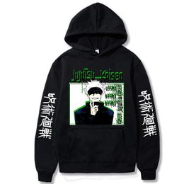 Men's Hoodies & Sweatshirts Jujutsu Kaisen Anime Female Male Oversized Ulzzang Printed Women Hoody Harajuku UlzzangMen's