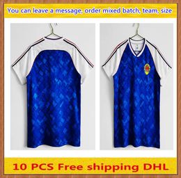 Soccer Jerseys In stock 1992 1998 Socialist Federal Republic of 1990 Yugoslavia Naslavia retro football jersey home size S-XXL