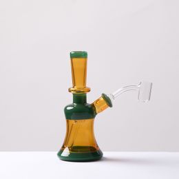 Hookahs bongs Unique Colour matching water pipe fittings Oil drilling rig air bubble unit Gravity chimney full height 6.6 inches