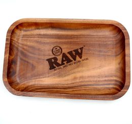 16.7cm trays set walnut rolling tray cigarette smoking accessories for smoke shop