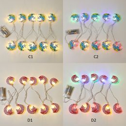 Party Moon Star Led String Lights EID Mubarak Ramadan Kareem Decoration For Home Islam Muslim Event Party Supplies