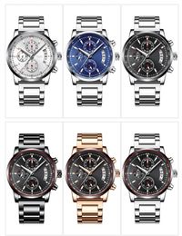 CWP Men observa a marca Top Brand Luxury Leather Leather impermeável quartzo cronógrafo Wrist Watch Relógio Relógio Relogio Masculino