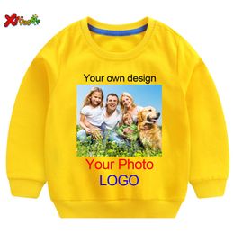 Kids Hoodies Custom Add Your Text Clothes T shirt Children s Sweatshirts Toddler Baby clothing Boys Girls Sportswear Pullover 220722