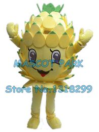 Mascot doll costume golden pineapple mascot costume custom cartoon character cosply adult size carnival costume 3172