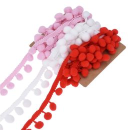 Elastic Tassel Hair Ball String Ribbon Clothing Luggage Hair Accessories Material Festival Wedding Decoration Ribbon 2 Metres 1222808
