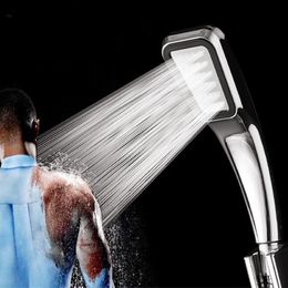 Strong Pressurised Nozzle Water Saving High Pressure Rain Shower Hand Shower Chrome High Pressure Nozzle Bathroom Accessories