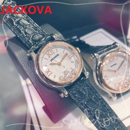Rose Gold Ladies Quartz Movement Watch 30mm 36mm Fashion Business Genuine Leather Strap Wristwatch Montre De Luxe Gifts for Women