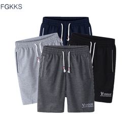 FGKKS Fashion Brand Mens Shorts Summer Man Fitness Boardshorts Bodybuilding Workout Casual Male Shorts 220614
