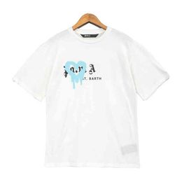 Designer Palms T shirt Vintage Fashion Brands Graffiti Spray Letter Loose Mens Woman Lovers Summer Cotton Large Loose Round Neck Angels Tshirt