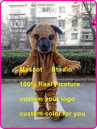 plush bulldog mascot costume bull dog custom adult size cartoon character kit carnival costume mascotte 41625
