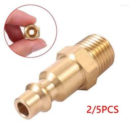 Pneumatic Tools 2/5pcs 1/4" Compressor Connector NPT Quick Coupler Air Line Hose Fittings Tool American