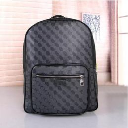 2023 Designer 41056#571#Black embossing Backpacks Handbags Men Women Genuine Leather Backpacks School Bag Fashion Lady Knapsack Back pack Presbyopic Rucksack Bags