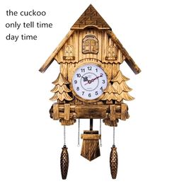 Cuckoo Clock Fashion Living Room Wall 20inch Alarm Quality Swing Pocket Watch Modern Brief Hourly Broadcast Time Y200109