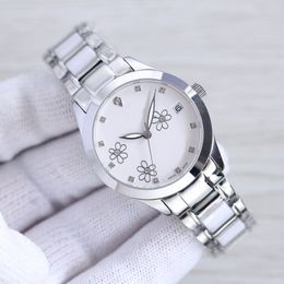 High Quality Ladies Watch 35mm 316 Stainless Steel Case 8215 Mechanical Movement Ceramic Strap Sapphire Crystal Glass Scratch Resistant Fashion Sports Watches