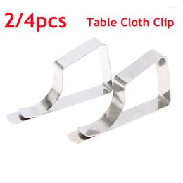 Clothing Storage & Wardrobe 2/4pcs Stainless Steel Table Cloth Clip Wedding Promenade Cover Holder Round Tablecloth Stable ClipsClothing