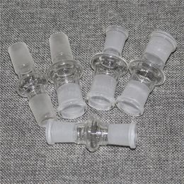 glass adapter converter for bong hookahs quartz banger glass bowl 14mm male to 18mm female adaptor