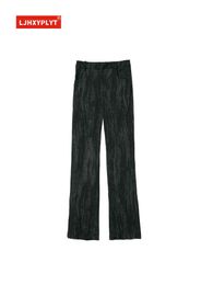 Black Tie-Dye Texture High Waist Jeans Women Spring Summer New Casual Design Retro Wide Pants father Denim Pants Female L220726