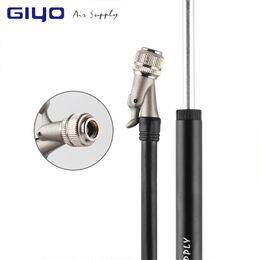 GIYO GS-02D Faltbare 300psi Hochdruck-Bike-Luftschockpumpe mit Hebelmessgerät für die hintere Hecksuspension