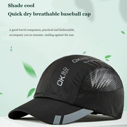 Men Summer Sports Thin Hat Light Section Breathable Quick-drying Baseball Cap Women Outdoor Leisure Sunscreen Sun Adjustable E16