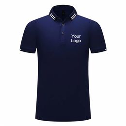 Brand Clothing Men Polo Shirt Cotton Short Sleeve Shirt Unisex Jerseys Custom Print Design Shirts Tops For Team Company 220702