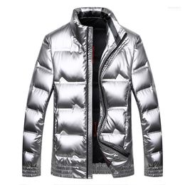 Men's Down & Parkas Jackets Men Winter Jacket Fashion Thick Warm Fur White Duck Coats Casual Man Waterproof Kare22