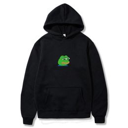 Wanjirong Mens Sweatshirts Frog Obey Hypnotoad Casual Longsleeve Sweater