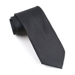 New Mens Tie 8cm 7cm 6cm Classic Black Slim Ties for Men Accessories Neckties Wedding Party Formal Dress Casual Solid Gifts Tie