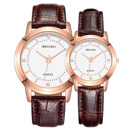 Fashion Lovers Watches Womens Mens Wristwatches for Women and Men Pin Buckle Watch Leather Strap M0001