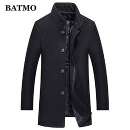 Batmo 도착 겨울 고품질 울 트렌치 코트 Menmen 's Wool Casual Jacketsplus 사이즈 M-4XL AL51 201128