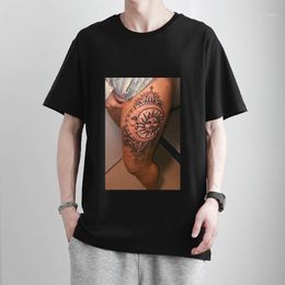 Men's T-Shirts American Gothic Tattoo Girls' T-shirt Print Summer Trendy Street Alternative Clothing Sexy Europe And America Black