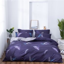 X 1020 Printed Solid bedding sets Home Bedding Set 4 7pcs High Quality Lovely Pattern with Star tree flower T200706